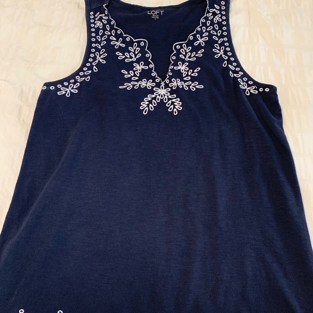 Loft Embroidered Tank - Picture 4 of 16